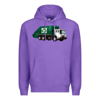 Purple recycle truck Premium Hoodie - Artiststas