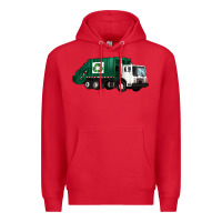 Red recycle truck Premium Hoodie - Artiststas