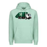 Seafoam recycle truck Premium Hoodie - Artiststas