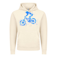 Vintage Artic downhill mountain bike t  shirt downhill mountain bike jump blue water Vintage Hoodie - linhVisuals