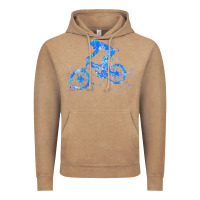 Vintage Coffee downhill mountain bike t  shirt downhill mountain bike jump blue water Vintage Hoodie - linhVisuals