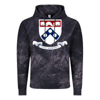 Cloud Black upenn shield with banner Vintage Hoodie - linhVisuals