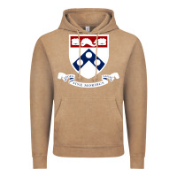 Vintage Coffee upenn shield with banner Vintage Hoodie - linhVisuals