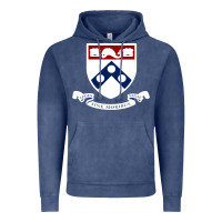 Upenn Shield With Banner Vintage Hoodie | Teevron