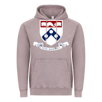 Vintage Zinc upenn shield with banner Vintage Hoodie - linhVisuals