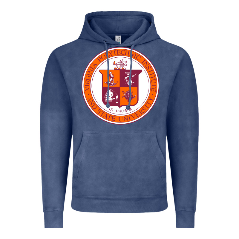 Virginia Tech Seal Vintage Hoodie by linhVisuals | Teevron