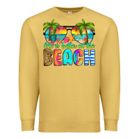 Antique Gold life is better at the beach Premium Sweatshirt - RanaPortraitStore