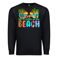 Black life is better at the beach Premium Sweatshirt - RanaPortraitStore