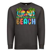 Smoke life is better at the beach Premium Sweatshirt - RanaPortraitStore