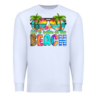 White life is better at the beach Premium Sweatshirt - RanaPortraitStore