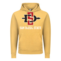 Vintage Mustard san diego state aztecs Vintage Hoodie - linhVisuals