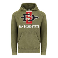 Vintage Olive san diego state aztecs Vintage Hoodie - linhVisuals