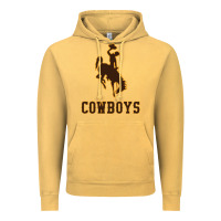 Vintage Mustard university of wyoming cowboys Vintage Hoodie - linhVisuals