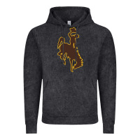 Vintage Black university of wyoming cowboys Vintage Hoodie - linhVisuals