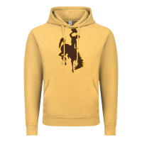 Vintage Mustard university of wyoming cowboys Vintage Hoodie - linhVisuals
