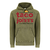 Vintage Olive taco john's Vintage Hoodie - linhVisuals