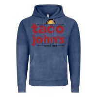 Vintage Denim taco john's Vintage Hoodie - linhVisuals