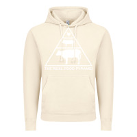 Vintage Artic the real food pyramid carnivore Vintage Hoodie - linhVisuals