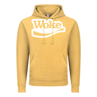 Vintage Mustard Woke Vintage Hoodie - linhVisuals