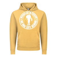Vintage Mustard Wounded Warrior No One Left Behind War Veteran Vintage Hoodie - linhVisuals