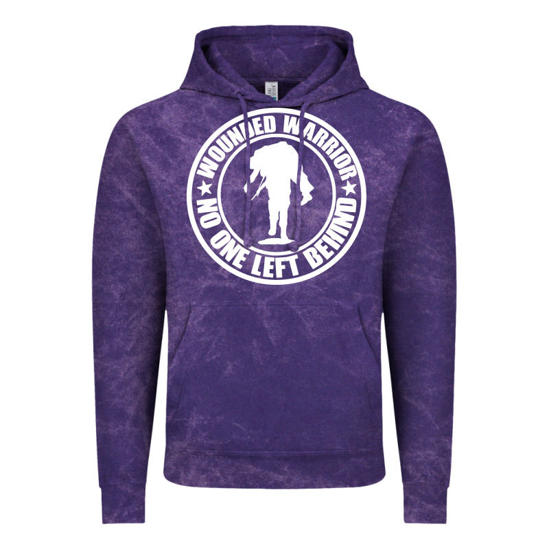 Wounded Warrior No One Left Behind War Veteran Vintage Hoodie by linhVisuals | Teevron