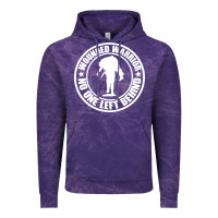 Cloud Purple Wounded Warrior No One Left Behind War Veteran Vintage Hoodie - linhVisuals