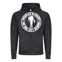 Vintage Black Wounded Warrior No One Left Behind War Veteran Vintage Hoodie - linhVisuals