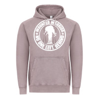 Vintage Zinc Wounded Warrior No One Left Behind War Veteran Vintage Hoodie - linhVisuals