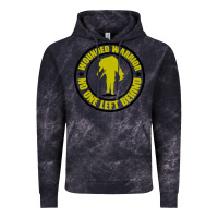 Cloud Black Wounded Warrior No One Left Behind War Veteran Vintage Hoodie - linhVisuals