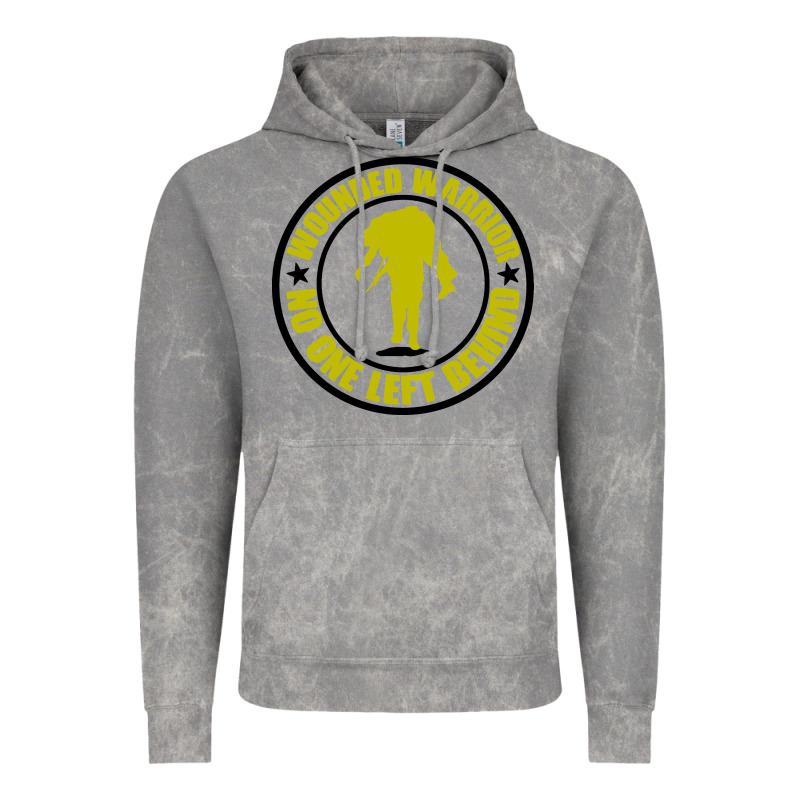 Wounded Warrior No One Left Behind War Veteran Vintage Hoodie by linhVisuals | Teevron