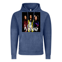 Vintage Denim The warning Vintage Hoodie - linhVisuals