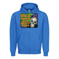True Royal thick thighs and witch vibes Zipper Hoodie - JahusDesignShop