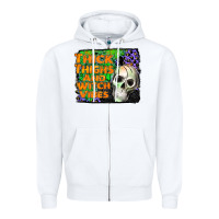 White thick thighs and witch vibes Zipper Hoodie - JahusDesignShop