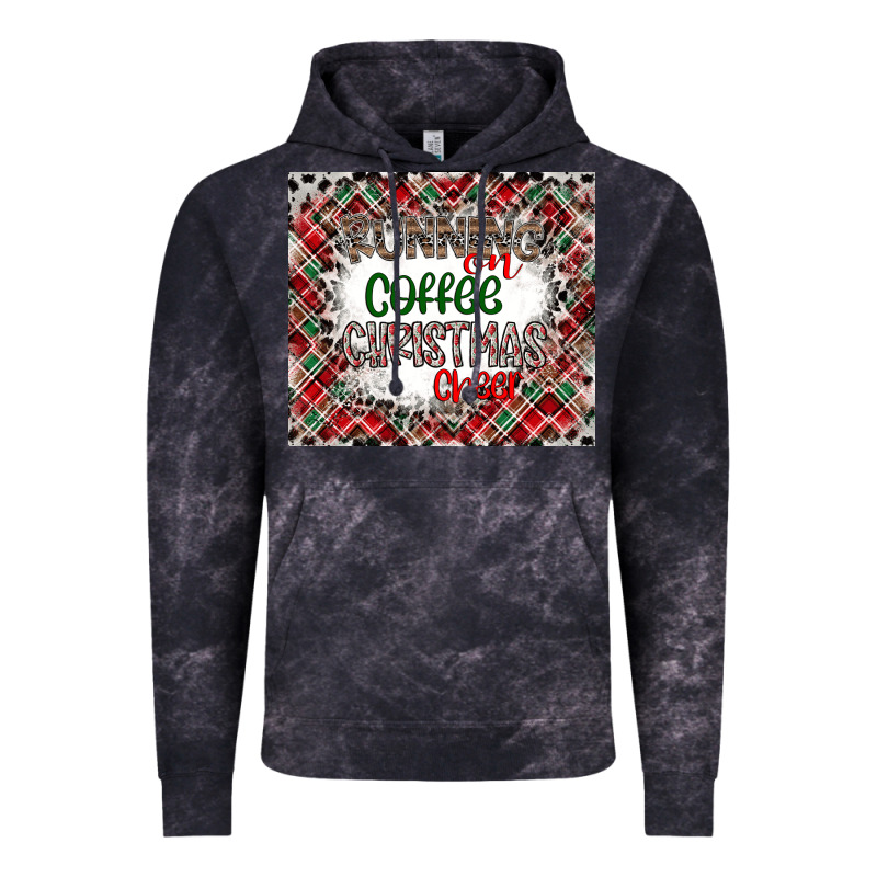 Running On Coffee And Christmas Vintage Hoodie by CowhideDigitalArt | Teevron