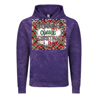 Cloud Purple Running on Coffee And Christmas Vintage Hoodie - CowhideDigitalArt