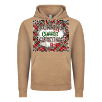 Vintage Coffee Running on Coffee And Christmas Vintage Hoodie - CowhideDigitalArt