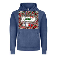 Vintage Denim Running on Coffee And Christmas Vintage Hoodie - CowhideDigitalArt