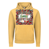 Vintage Mustard Running on Coffee And Christmas Vintage Hoodie - CowhideDigitalArt