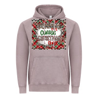 Vintage Zinc Running on Coffee And Christmas Vintage Hoodie - CowhideDigitalArt