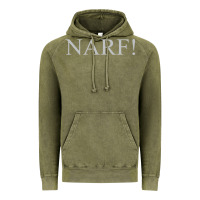 Vintage Olive narf Vintage Hoodie - linhVisuals