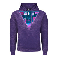 Cloud Purple tired japanese otaku   abandoned city street art t shirt Vintage Hoodie - linhVisuals