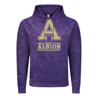 Cloud Purple albion college athleticpurple Vintage Hoodie - linhVisuals