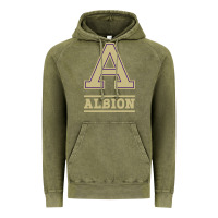 Vintage Olive albion college athleticpurple Vintage Hoodie - linhVisuals