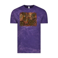 Cloud Purple glitter leopard fall background Vintage Tee - RanaPortraitStore
