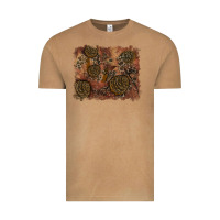 Vintage Camel glitter leopard fall background Vintage Tee - RanaPortraitStore
