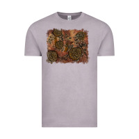 Vintage Zinc glitter leopard fall background Vintage Tee - RanaPortraitStore