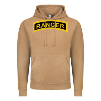 Vintage Camel army ranger tab   black & gold   army ranger tab black gold Vintage Hoodie - linhVisuals