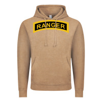 Vintage Coffee army ranger tab   black & gold   army ranger tab black gold Vintage Hoodie - linhVisuals
