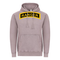 Vintage Zinc army ranger tab   black & gold   army ranger tab black gold Vintage Hoodie - linhVisuals