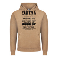Vintage Coffee yes i'm a spoiled husband ..awesome wife t shirt Vintage Hoodie - linhVisuals